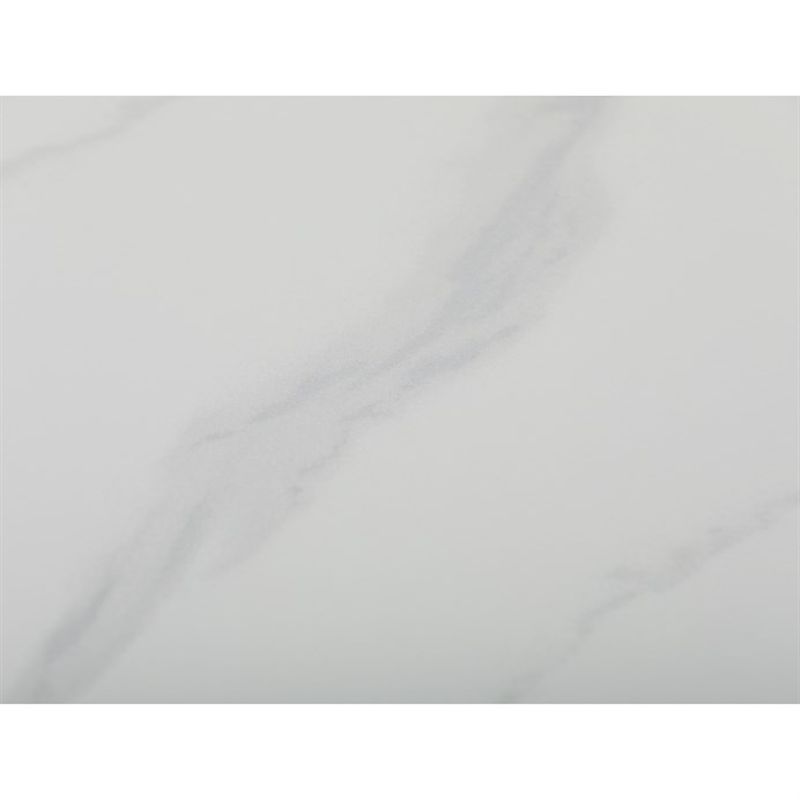 Stôl jedálenský 80x80 cm, keramická doska biely mramor