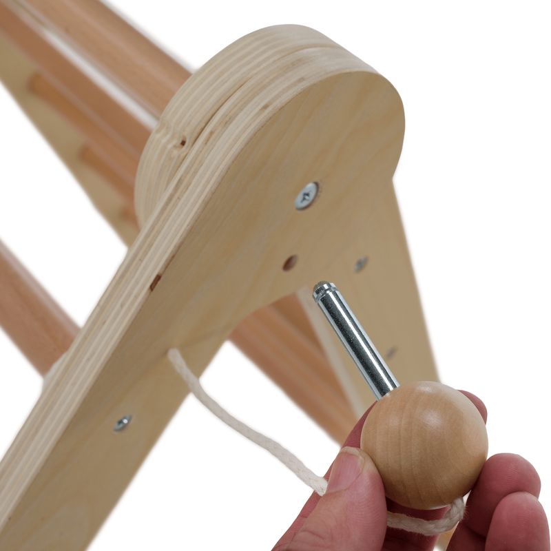 Montessori Piklerovej trojuholník 3v1, prírodná-mix farieb