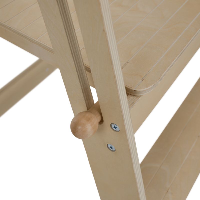 Montessori skladacia učiaca veža, prírodná