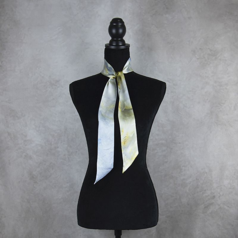 Hodvábna šatka Twilly LIMITED_043 – Ručne vyrábaná