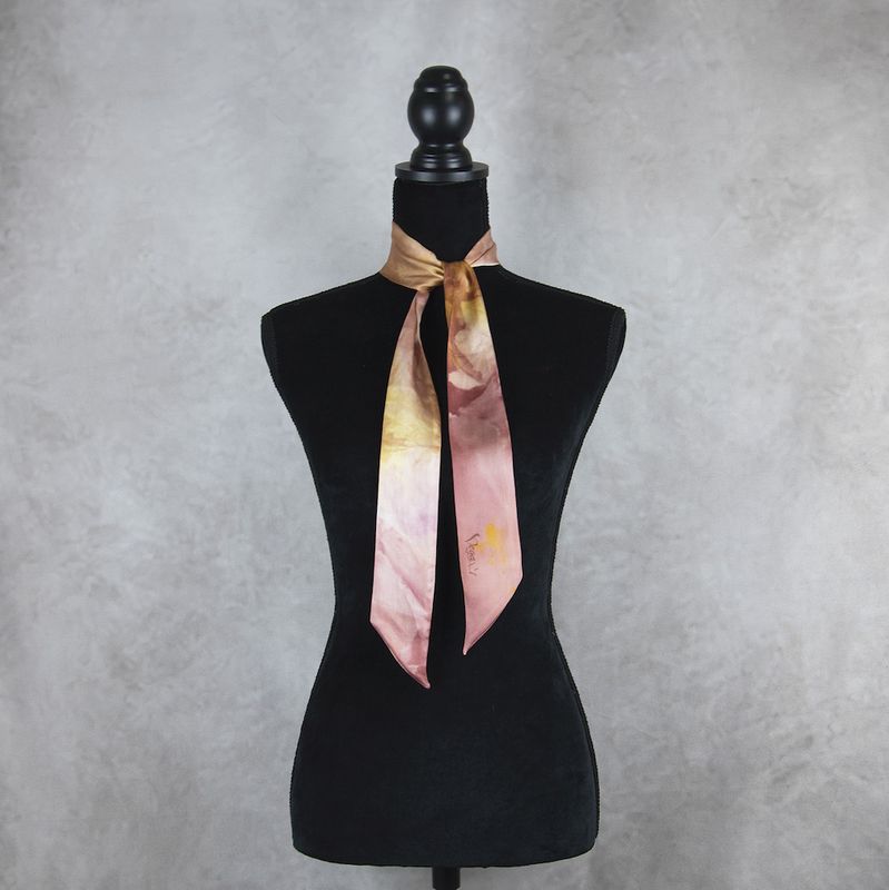 Hodvábna šatka Twilly LIMITED_042 – Ručne vyrábaná