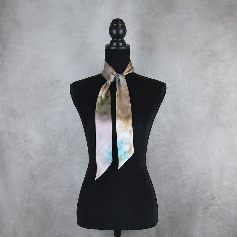 Hodvábna šatka Twilly LIMITED_033 – Ručne vyrábaná