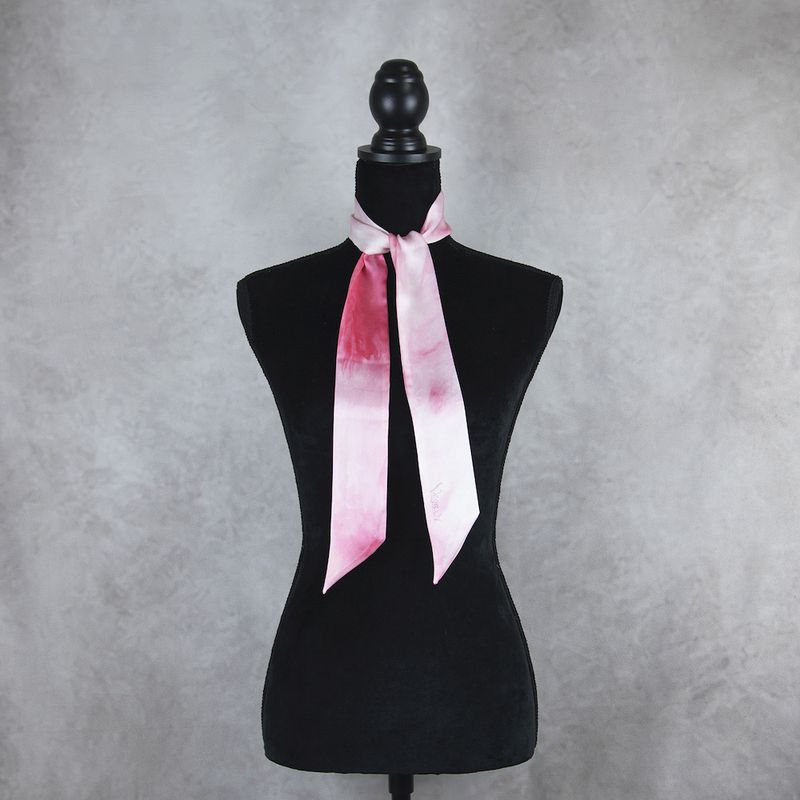 Hodvábna šatka Twilly LIMITED_030 – Ručne vyrábaná