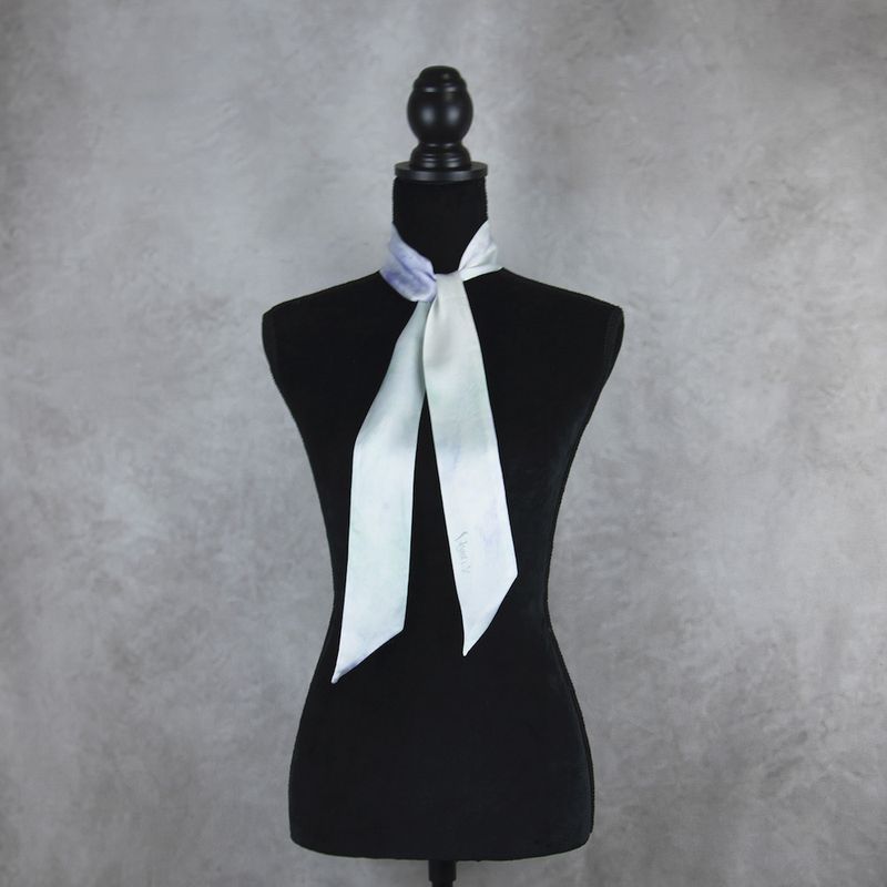 Hodvábna šatka Twilly LIMITED_025 – Ručne vyrábaná