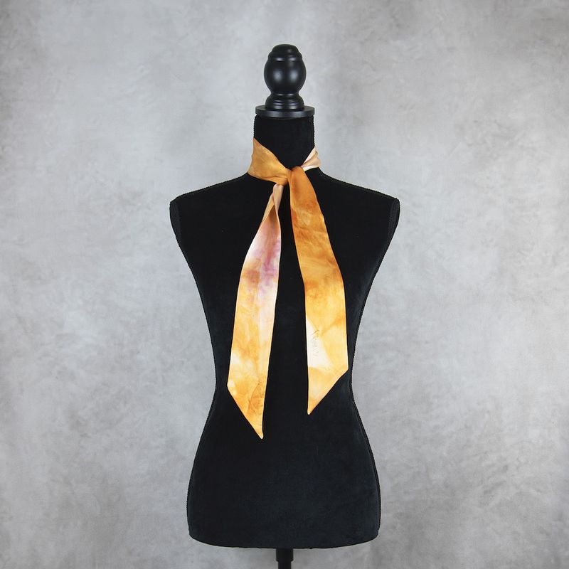 Hodvábna šatka Twilly LIMITED_011 – Ručne vyrábaná