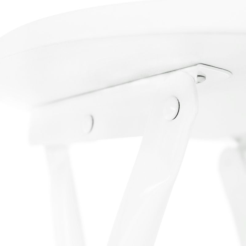 Praktický skladací jedálenský set 1+2, biely