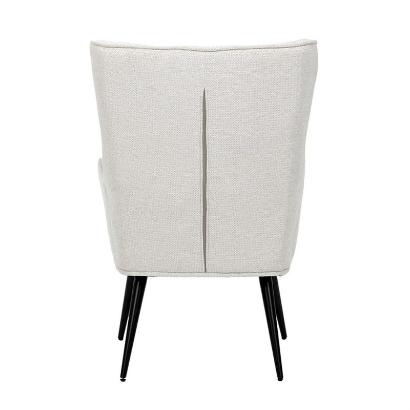 Moderné relaxačné kreslo v béžovej látke