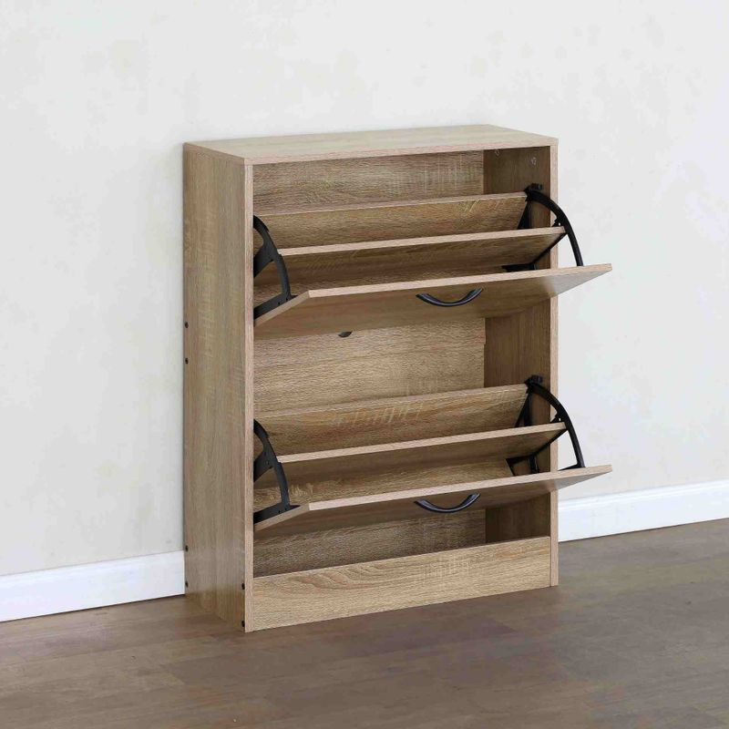 Praktický botník 2-radový, dub