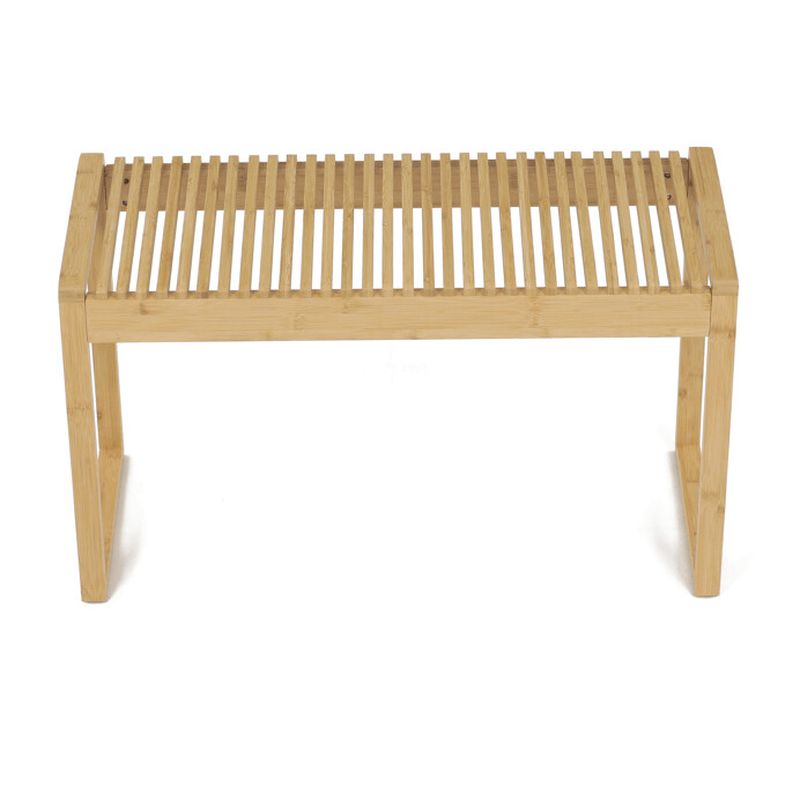 Lavica z masívneho bambusu – prírodný odtieň