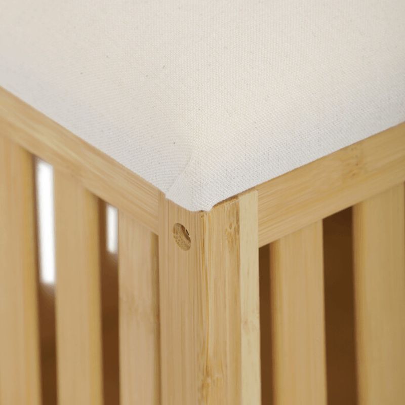 Kôš na bielizeň – bambus, prírodný