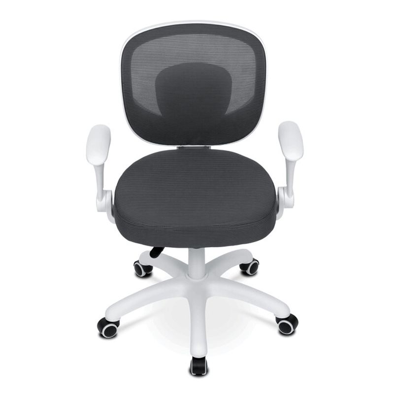 Detská stolička, výškovo nastaviteľná, sivá sieťovina