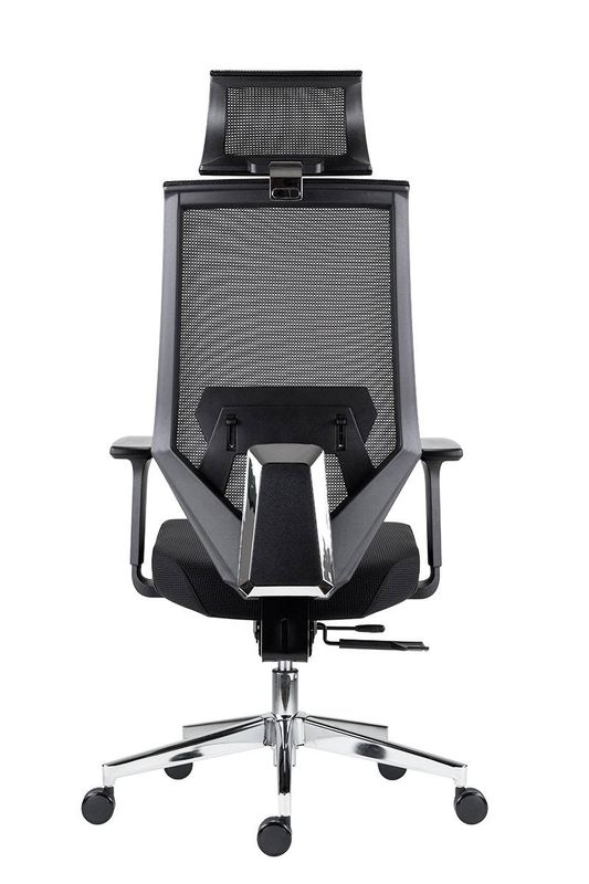 Ergonomická kancelárska stolička, čierna látka