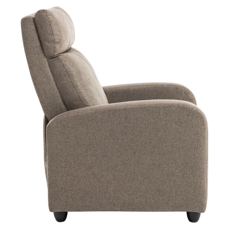 Relaxačné kreslo hnedé, mechanicky polohovateľné - posledný kus