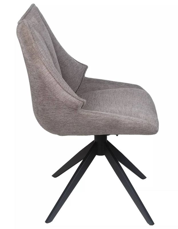 Moderná jedálenská stolička čierny mat – béžová 34