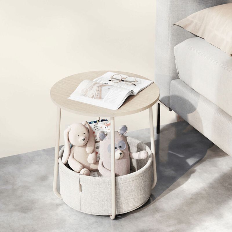 Odkladací stolík 45x45x50 cm, MDF kašmír