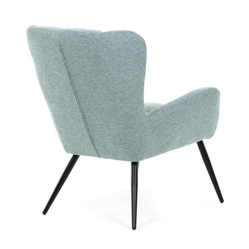 Kreslo ušiak v svetlo modrom prevedení