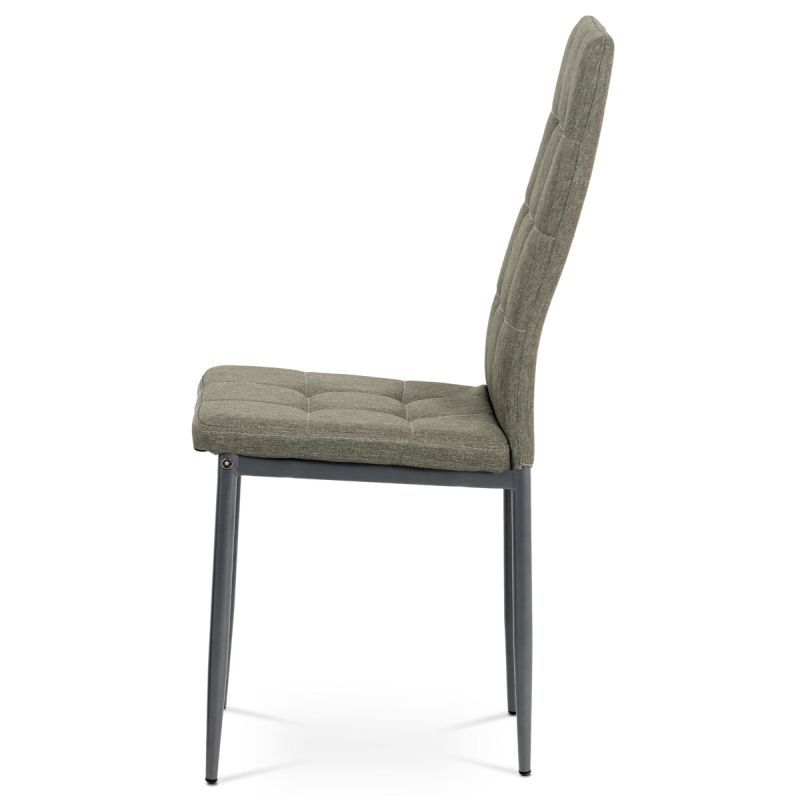 Moderná jedálenská stolička ARIS v hnedom odtieni