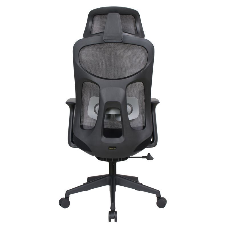 Pohodlné kancelárske kreslo, čierna, sieťovina