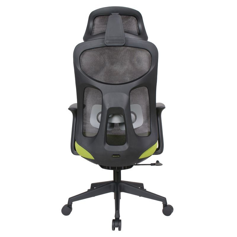 Pohodlné kancelárske kreslo, zelená-čierna, sieťovina
