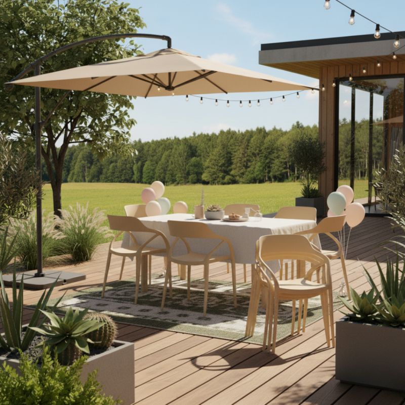 Elegantná stohovateľná, stolička sivohnedý Taupe plast