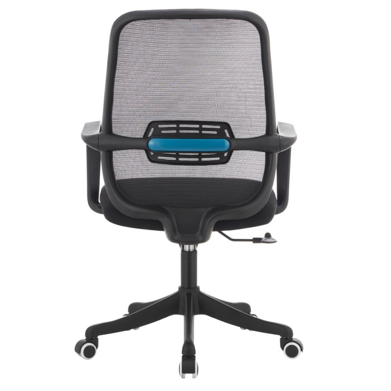 Kancelárske kreslo, čierna látka, sieťovina