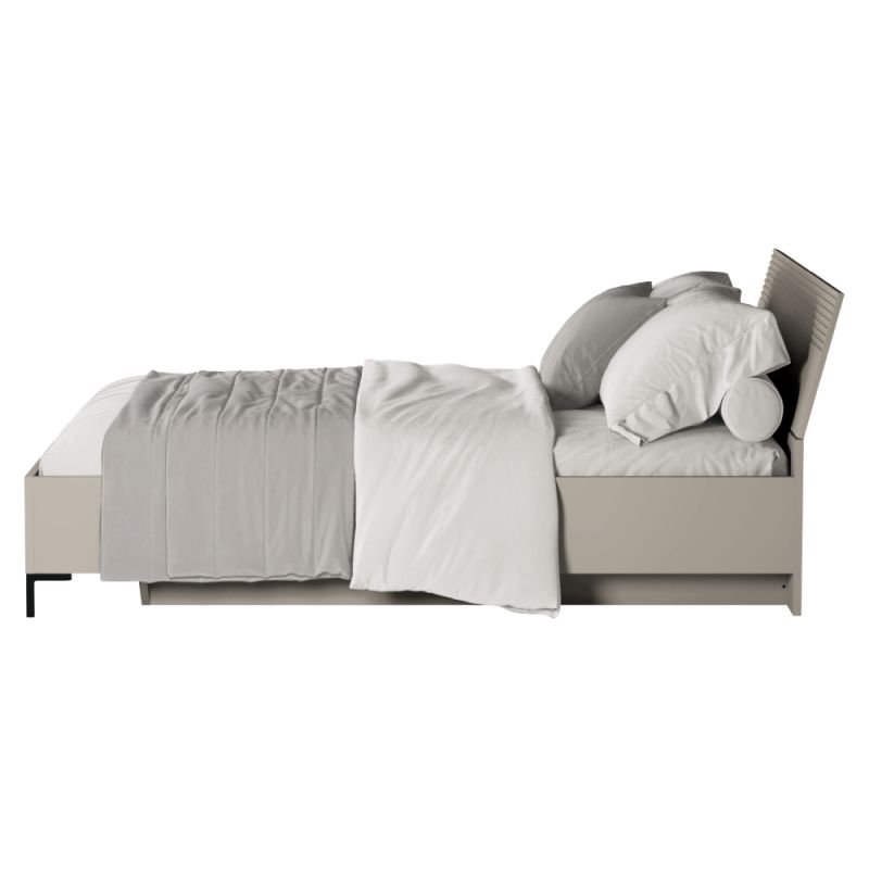 Manželská posteľ 160x200 s roštom, sivohnedá Taupe