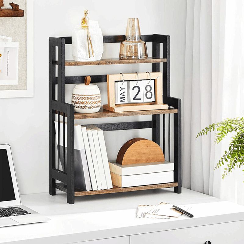 Polička, organizér, bambus, hnedá, 3 úrovne