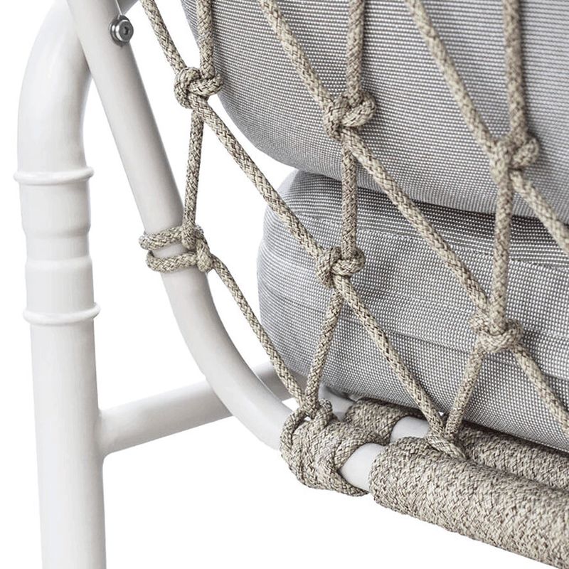 Záhradná zostava, 1+3, béžová, kovová konštrukcia