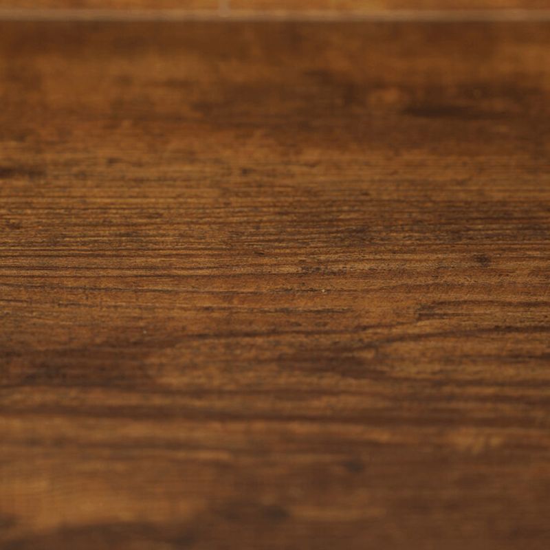 Regál, 4 police, dekor hnedý, čierny lak s výstuhou v tvare X