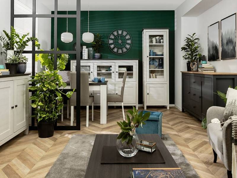 Elegantná komoda 3 zásuvky, 2x dvierka, grafit, dub artisan