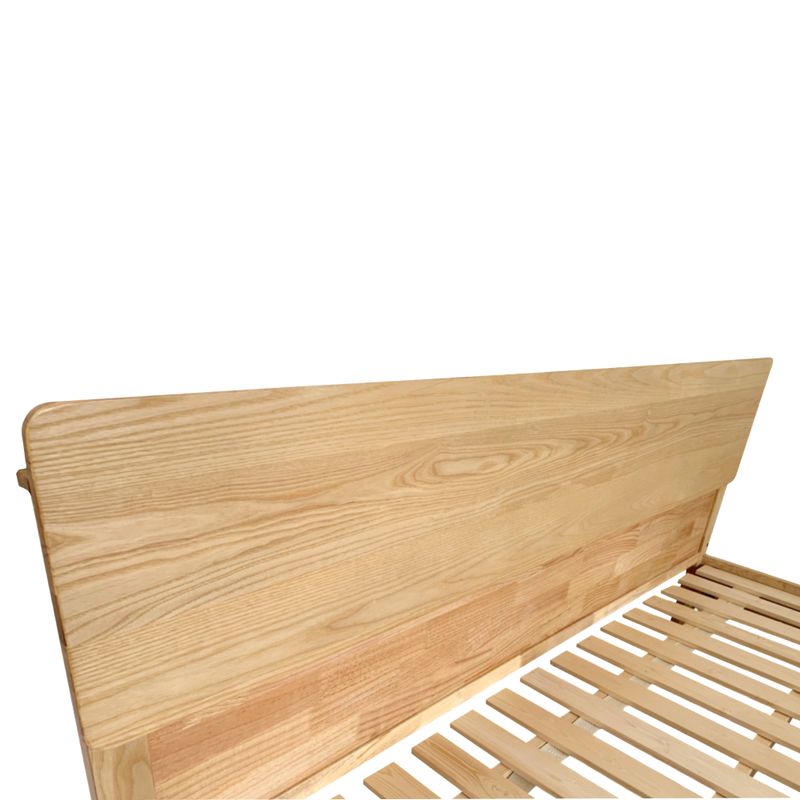 Manželská posteľ 180 z masívu, v prírodnom prevedení s roštom