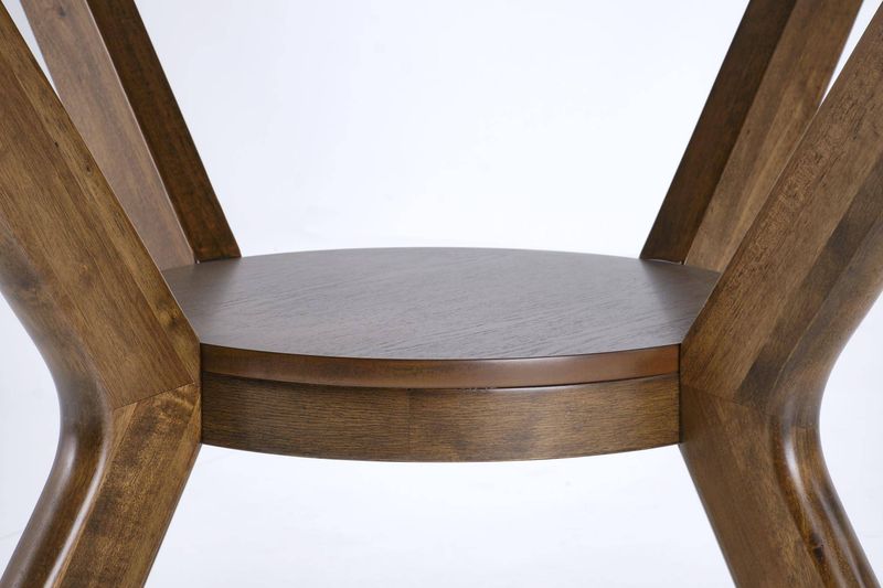 Okrúhly jedálenský stôl 120cm, orech