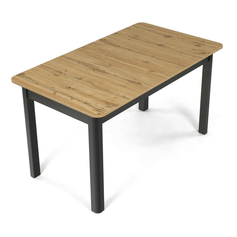 Moderný jedálenský stôl rozkladací 140-180x80, MDF, divoký dub