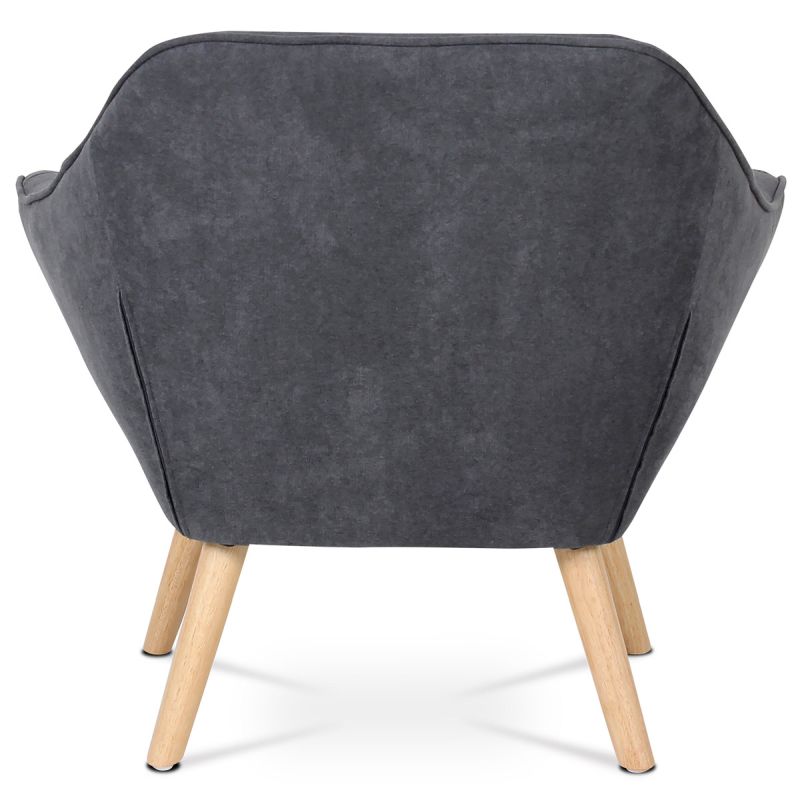 Relaxačné kreslo v škandinávskom štýle sivé