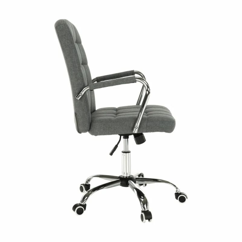 Kancelárske kreslo v modernom sivom prevedení