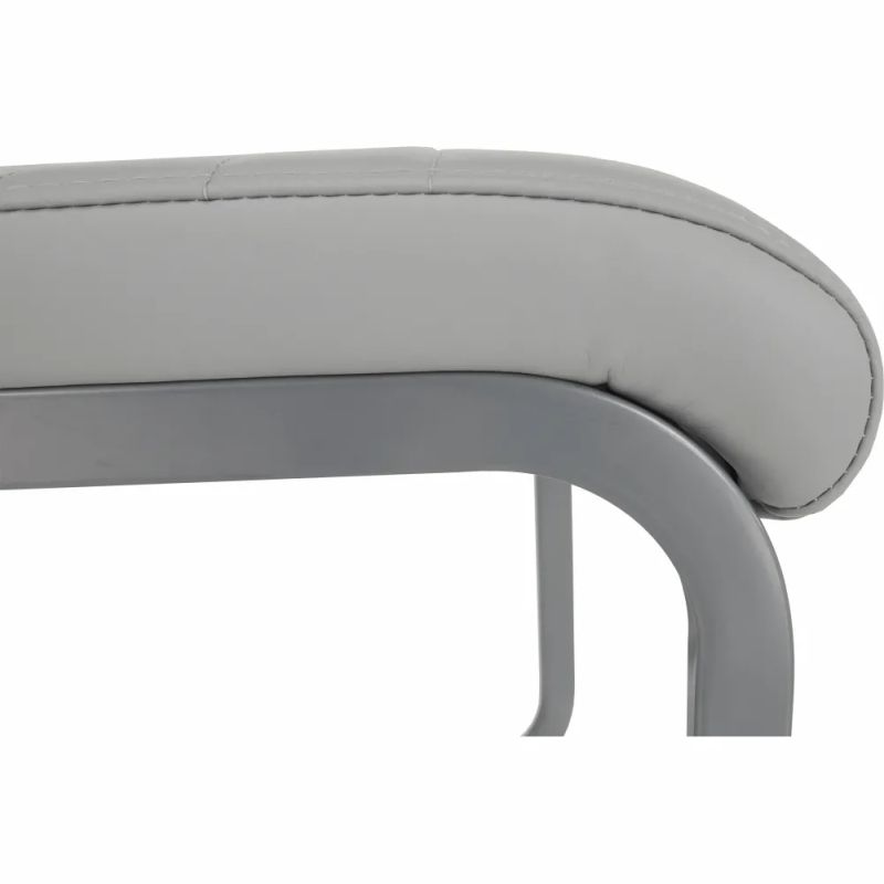 Jedálenská stolička v modernom štýle svetlosivá