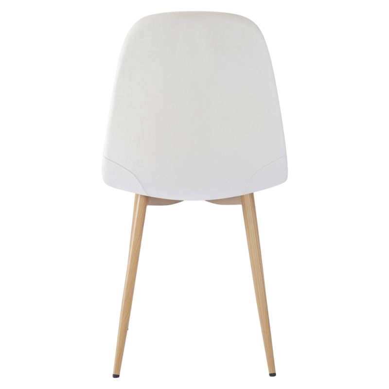 Komfortná stolička béžová Dulux Velvet látka