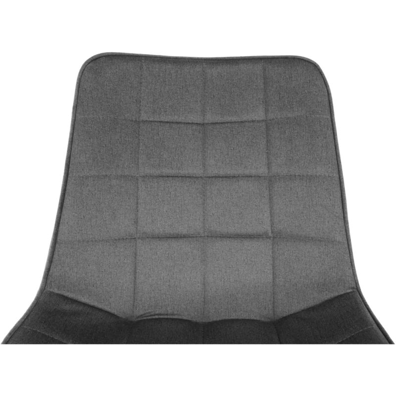 Stolička do kuchyne v zamatovej látke sivá