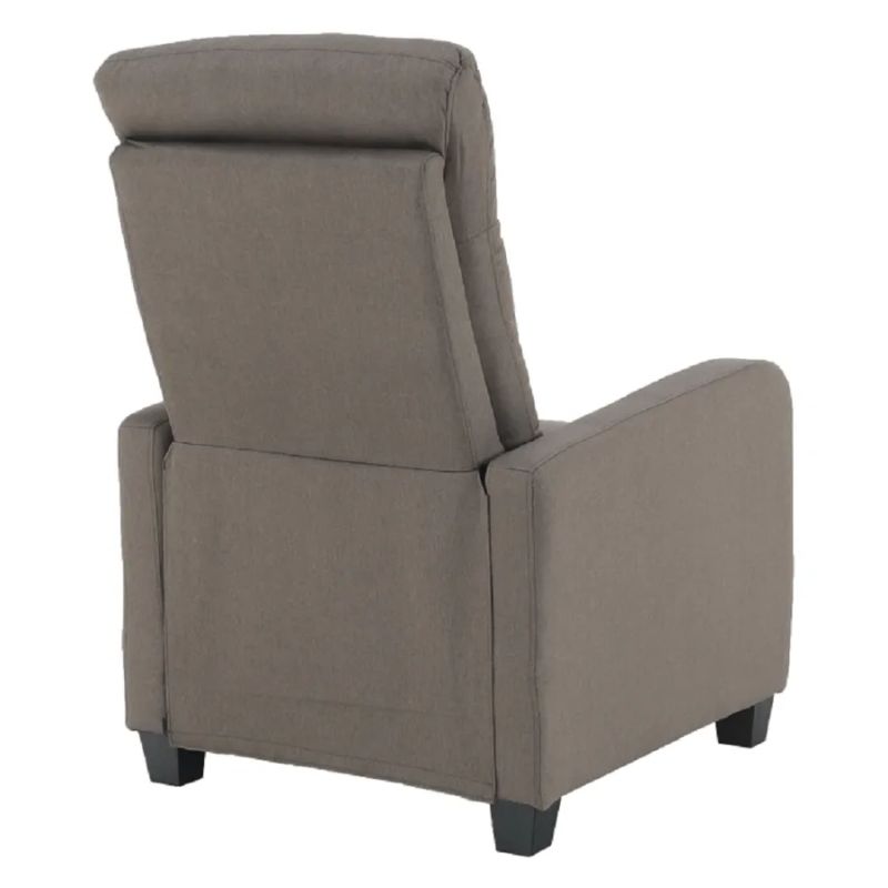 Mechanicky polohovacie relaxačné kreslo hnedé