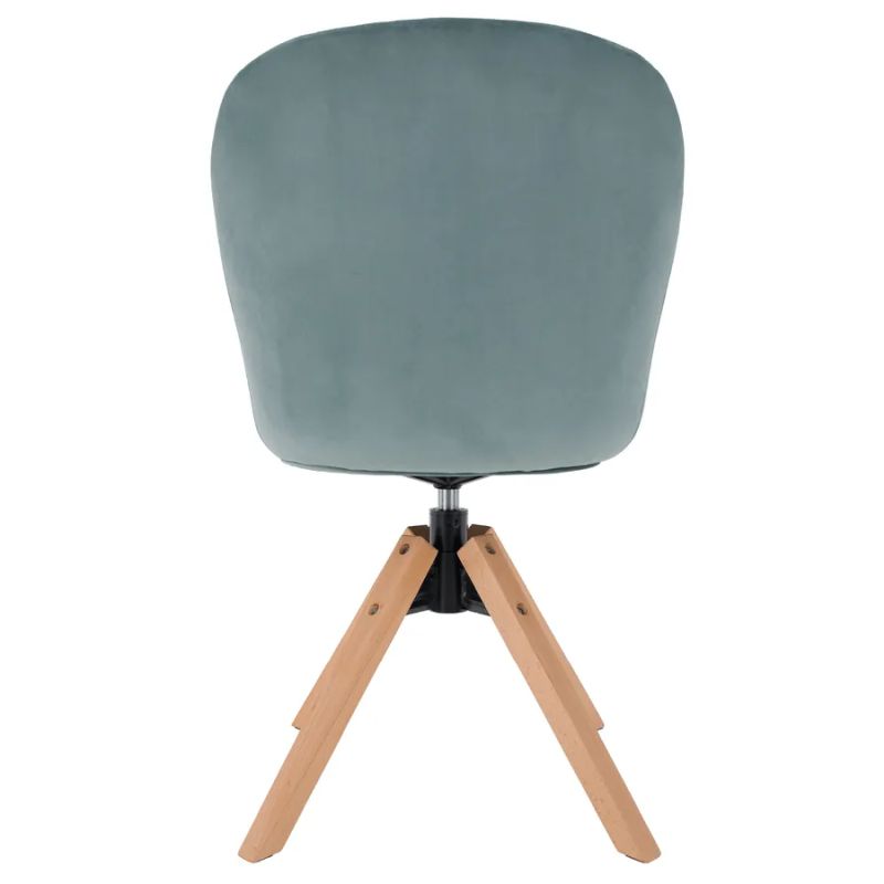 Moderné otočné kreslo čalúnené látkou neomint