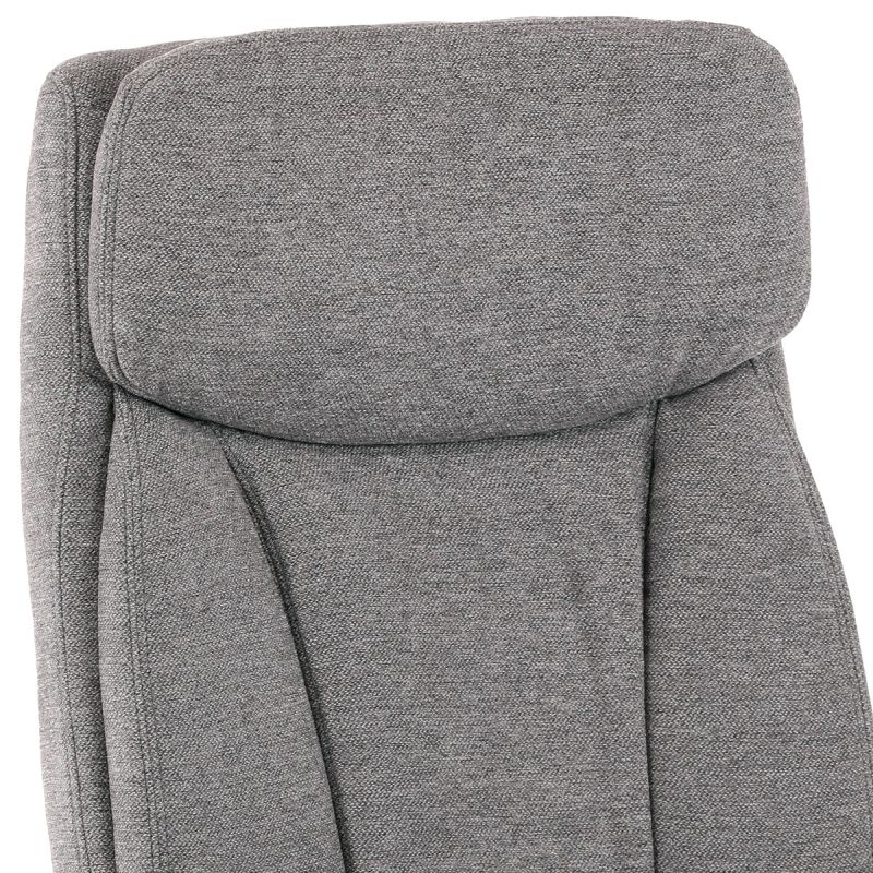 Luxusné kancelárske, poťah šedá stredne hrubá látka