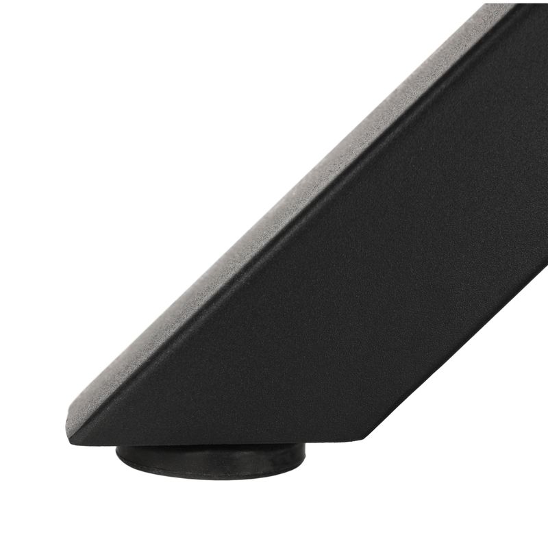 Okrúhly industriálny jedálenský stôl, tmavý dub/čierna