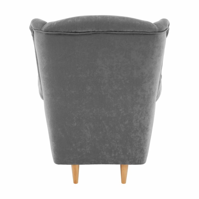 Dizajnový ušiak, látka sivá