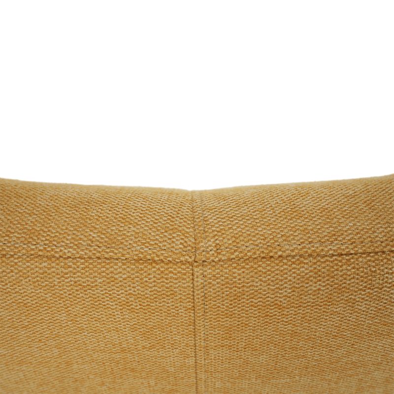 Komfortné kreslo ušiak, žltá/čierna