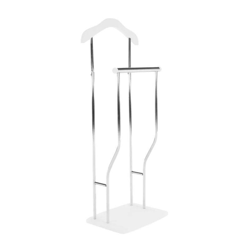 Nemý sluha vo farebnom prevedení chróm s bielou