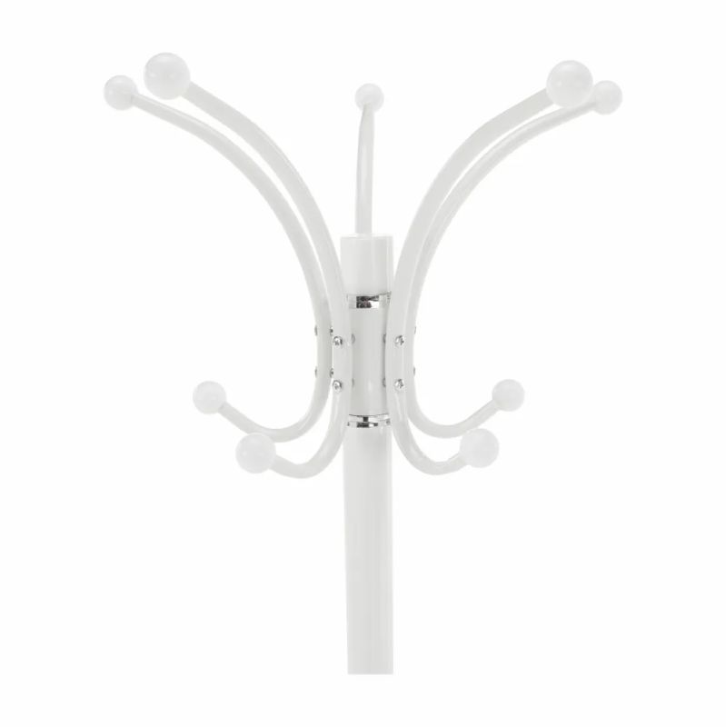 Moderný a štýlový biely vešiak