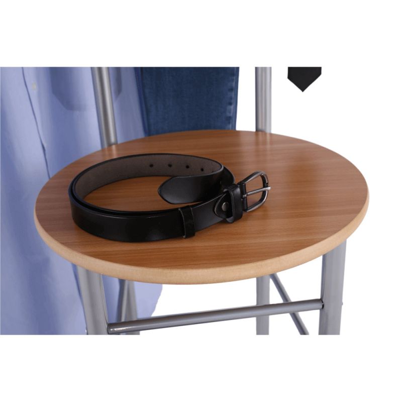 Nemý sluha so stoličkou, buk/strieborný