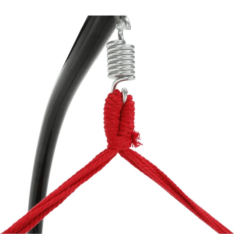 Závesné hojdacie kreslo červené