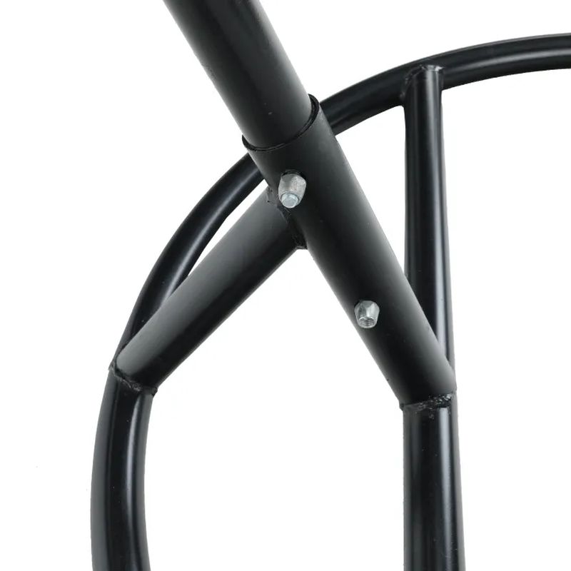 Stojan na závesné hojdacie kreslo čierny