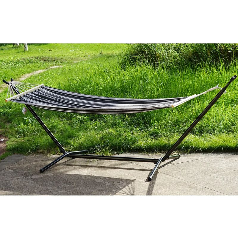 Stojan na hojdaciu sieť TYP 3, čierny